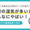 部屋の湿気を放置するとやばい！湿気がたまりやすい部屋、湿気対策、湿気取りなどを解説。